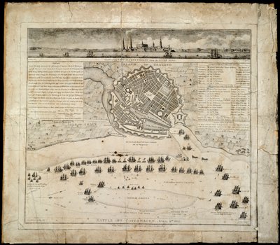 Schlacht von Kopenhagen, 2. April 1801 von Francis Gibson