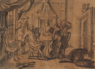 Die Kartenpartie von Francis Hayman