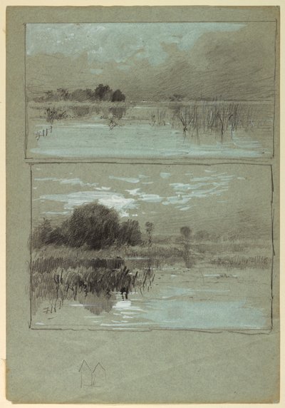 Studie eines Sees von Francis Hopkinson Smith