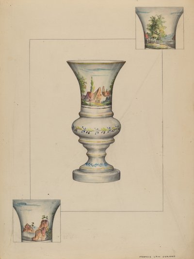 Feueranzünder-Vase von Francis Law Durand