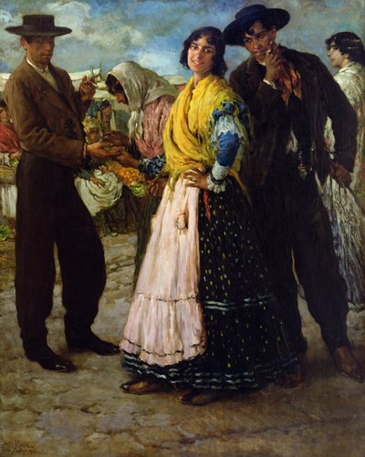 Die Wahrsagerin von Francis Luis Mora