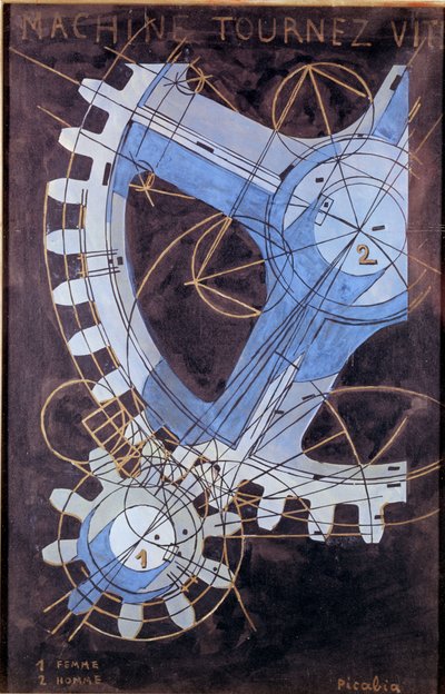 Maschine, Tournez Vite von Francis Picabia