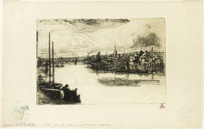 Battersea Reach von Francis Seymour Haden