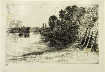 Brentford Fähre von Francis Seymour Haden