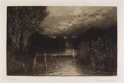 Äschenfischen, 1897 von Francis Seymour Haden
