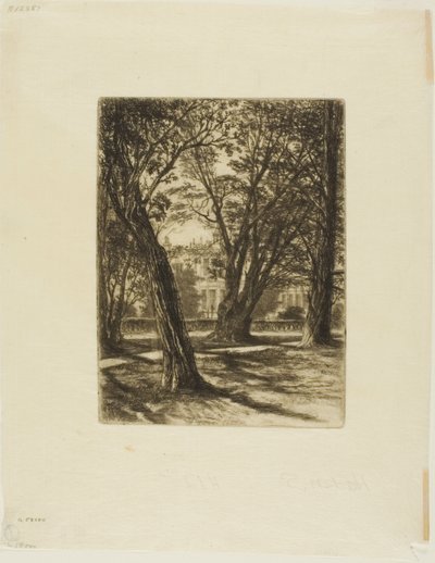 Kensington Gardens, Nr. I (kleine Platte) von Francis Seymour Haden