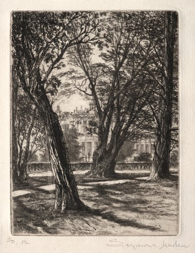 Kensington Gardens Die kleine Platte, 1859 von Francis Seymour Haden