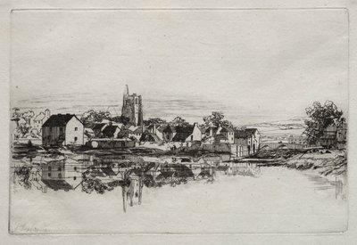 Kidwelly Stadt von Francis Seymour Haden