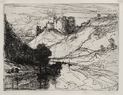 Kilgaren Castle, 1864 von Francis Seymour Haden