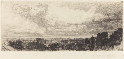 Aus dem Studierzimmerfenster von Francis Seymour Haden