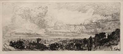 Aus dem Studienfenster von Francis Seymour Haden
