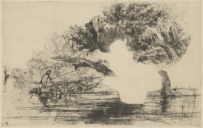 Penton Hook, 1864 von Francis Seymour Haden