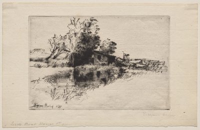 Das kleine Bootshaus von Francis Seymour Haden