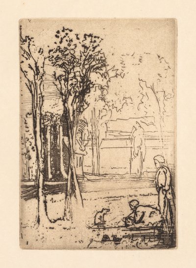 Drei-Bäume-Farm, 1879 von Francis Seymour Haden