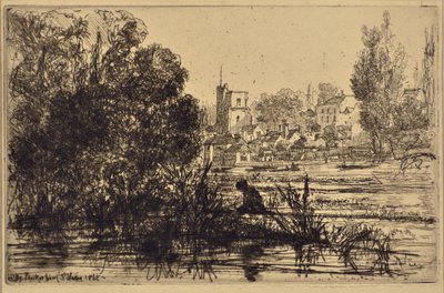 Twickenham Kirche von Francis Seymour Haden