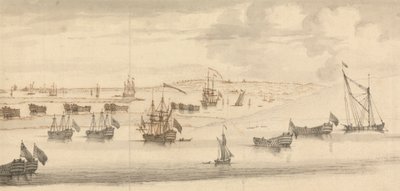 Hulks in der Medway von Francis Swaine