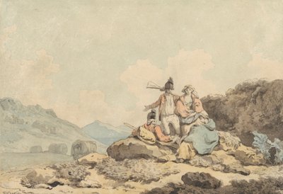 Soldaten und Landfrauen von Francis Wheatley