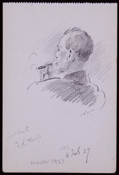 Porträt von Francis Troup von Francis Wilfred Lawson
