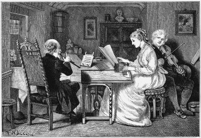 Musik machen, London, 1874 von Francis Wilfrid Lawson
