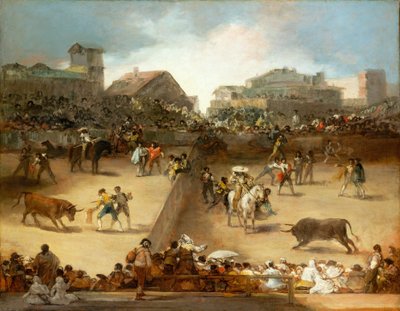 Stierkampf in einem geteilten Ring von Francisco de Goya