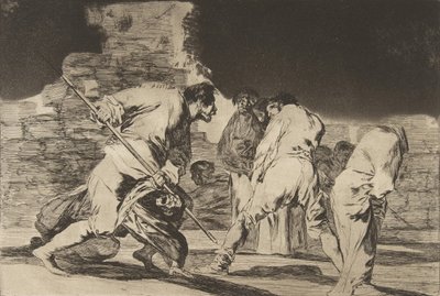 Disparates Los Proverbios, ca. 1816-23 veröffentlicht 1864 von Francisco de Goya