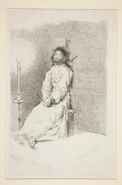 Der Erdrosselte von Francisco de Goya