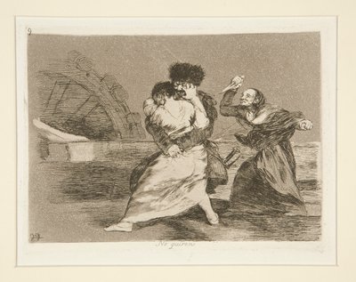 No quieren [sic] (Sie wollen nicht) von Francisco de Goya