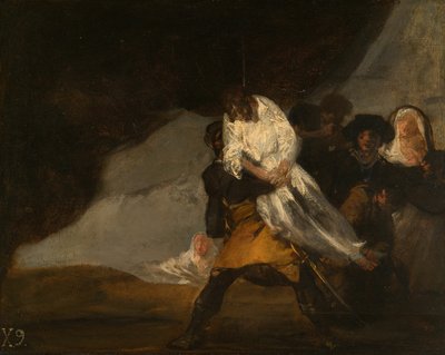 Der gehängte Mönch von Francisco de Goya
