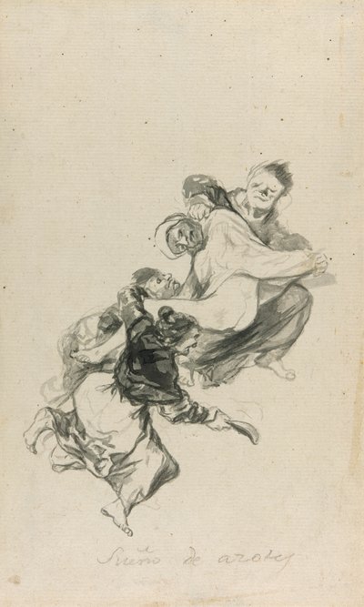 Traum vom Auspeitschen von Francisco Jose de Goya y Lucientes