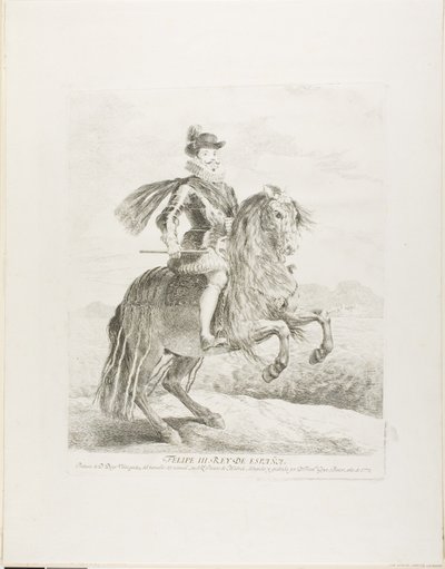 Philipp III. von Francisco Jose de Goya y Lucientes