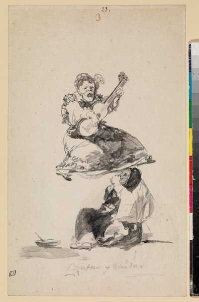 Singen und Tanzen von Francisco de Goya