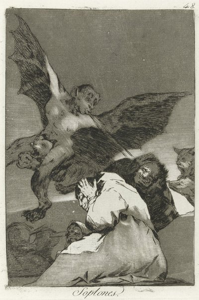 Soplones, Los Caprichos von Francisco de Goya