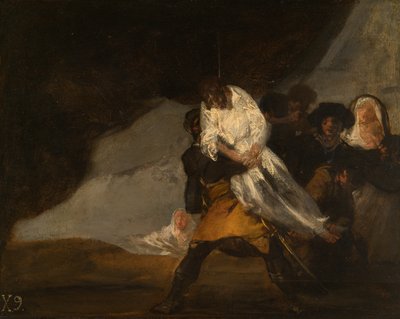 Der gehängte Mönch von Francisco Jose de Goya y Lucientes