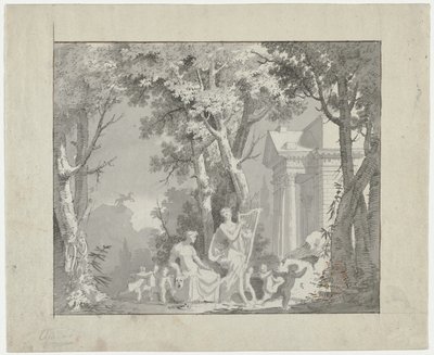 Klassische Szene, 1775-1800 von Francisco Vieira