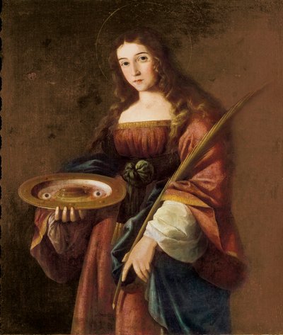 Heilige Lucia von Francisco de (circle of) Zurbaran