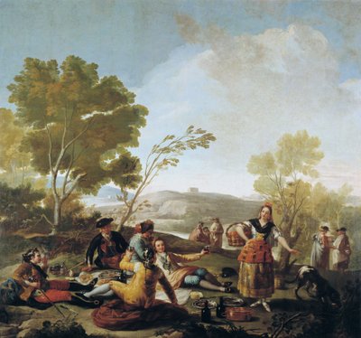 Ein Picknick, 1776 von Francisco de Goya