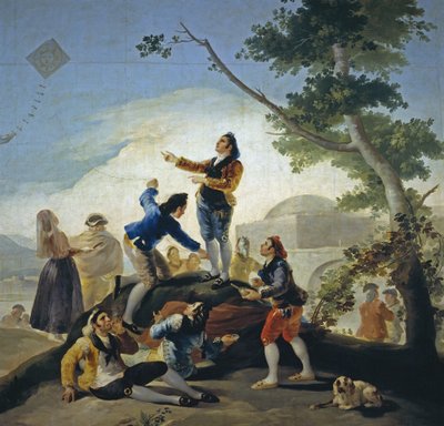 Ein Drachen La cometa, 1778 von Francisco de Goya