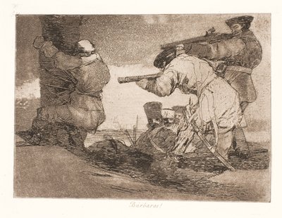 Barbar! (38) von Francisco de Goya