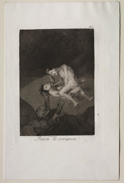 Caprichos: Wer hätte das gedacht! von Francisco de Goya