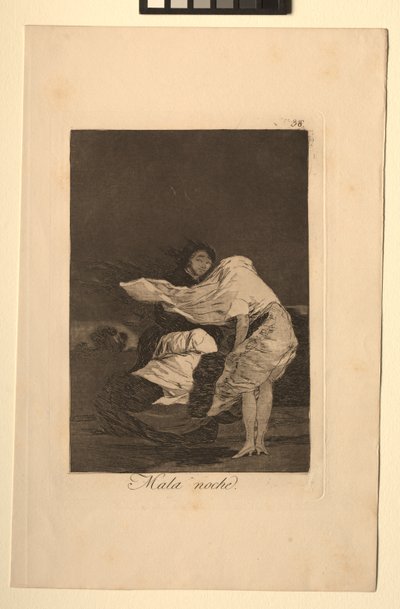 Caprichos: Eine schlechte Nacht von Francisco de Goya