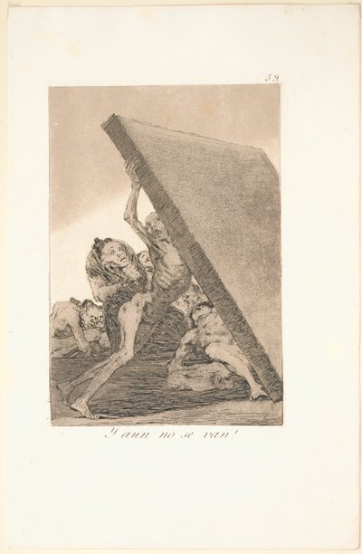 Caprichos: Und immer noch gehen sie nicht! von Francisco de Goya
