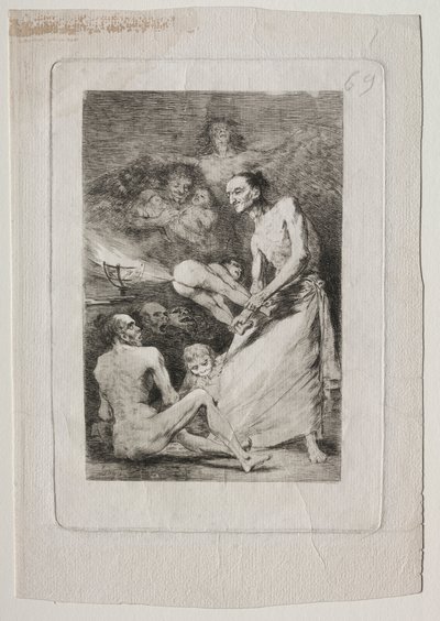 Caprichos: Blas von Francisco de Goya