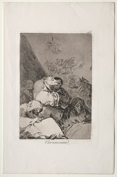 Caprichos: Korrektur von Francisco de Goya
