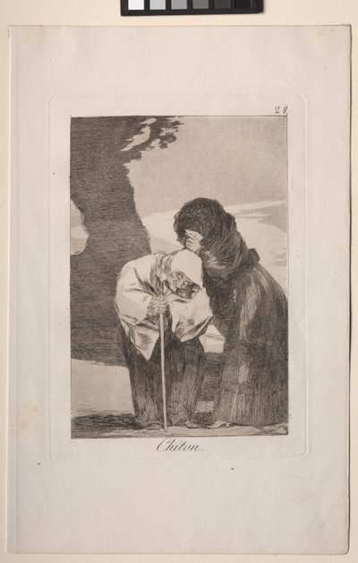 Caprichos: Psst! von Francisco de Goya