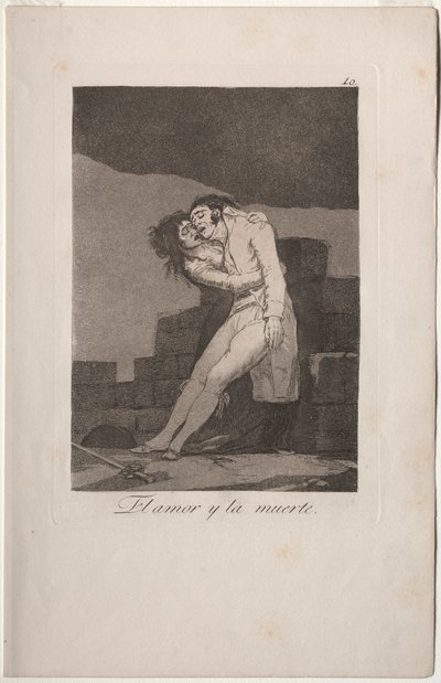 Caprichos: Liebe und Tod von Francisco de Goya