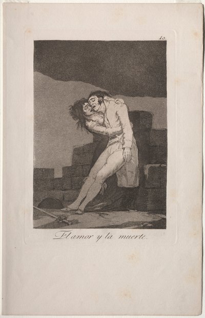 Caprichos: Liebe und Tod von Francisco de Goya