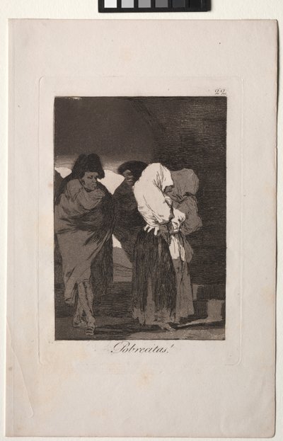 Caprichos: Arme kleine Mädchen! von Francisco de Goya