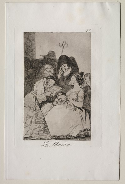 Caprichos: Die Abstammung von Francisco de Goya