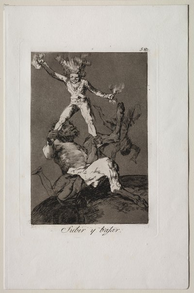 Caprichos: Aufsteigen und Fallen von Francisco de Goya