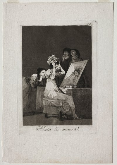 Caprichos: Bis zum Tod, 1799 von Francisco de Goya